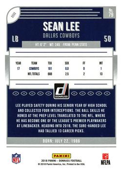 2018 Donruss #79 Sean Lee Back