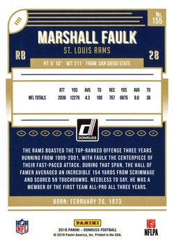 2018 Donruss #155 Marshall Faulk Back