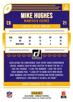 2018 Donruss #364 Mike Hughes Back
