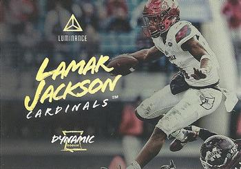 2018 Panini Luminance - Dynamic #20 Lamar Jackson Front