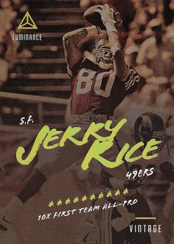 2018 Panini Luminance - Vintage Performers #2 Jerry Rice Front