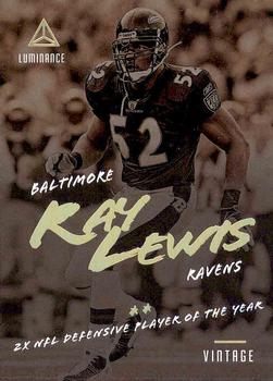 2018 Panini Luminance - Vintage Performers #15 Ray Lewis Front