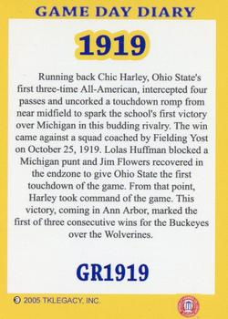 2002 TK Legacy Michigan Wolverines - Game Day Diary The Rivalry #GR1919 16th Meeting Back