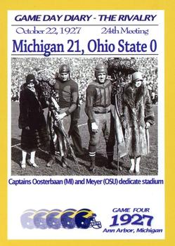 2002 TK Legacy Michigan Wolverines - Game Day Diary The Rivalry #GR1927 24th Meeting Front