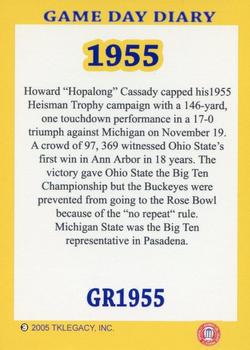 2002 TK Legacy Michigan Wolverines - Game Day Diary The Rivalry #GR1955 52nd Meeting Back