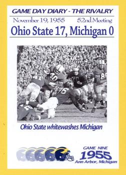 2002 TK Legacy Michigan Wolverines - Game Day Diary The Rivalry #GR1955 52nd Meeting Front
