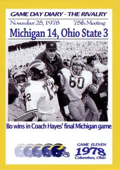2002 TK Legacy Michigan Wolverines - Game Day Diary The Rivalry #GR1978 75th Meeting Front