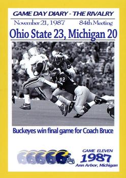 2002 TK Legacy Michigan Wolverines - Game Day Diary The Rivalry #GR1987 84th Meeting Front