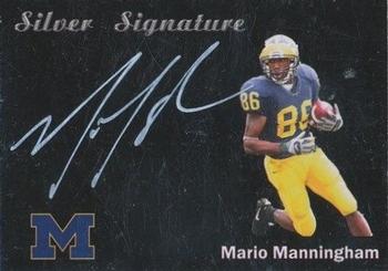 2002 TK Legacy Michigan Wolverines - Silver Signatures #SP3 Mario Manningham Front