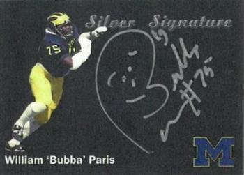 2002 TK Legacy Michigan Wolverines - Silver Signatures #SP5 Bubba Paris Front