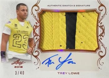 2018 Leaf Metal Army All-American - Patch Autographs #PA-TL2 Trey Lowe Front