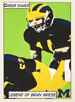 2002 TK Legacy Michigan Wolverines - Legend of Brian Griese #BG2 Brian Griese Front