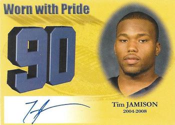 2002 TK Legacy Michigan Wolverines - Worn with Pride Autographs #JN90 Tim Jamison Front