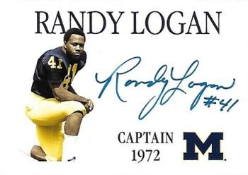 2002 TK Legacy Michigan Wolverines - Captains Autographs #CP4 Randy Logan Front
