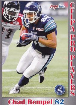 2012 JOGO CFLPA Pro Players #93 Chad Rempel Front