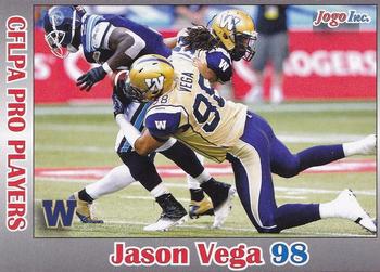 2012 JOGO CFLPA Pro Players #139 Jason Vega Front