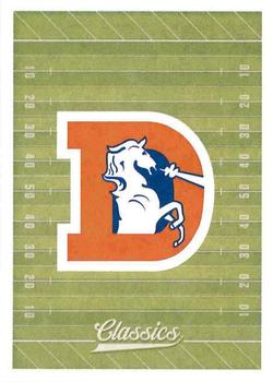 2018 Panini Classics - Vintage Logo Stickers #11 Denver Broncos Front