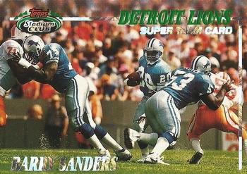 1993 Stadium Club - Super Teams #NNO Detroit Lions Front