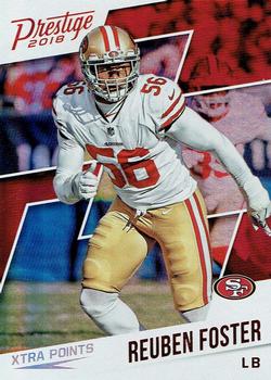 2018 Panini Prestige - Xtra Points Red #3 Reuben Foster Front