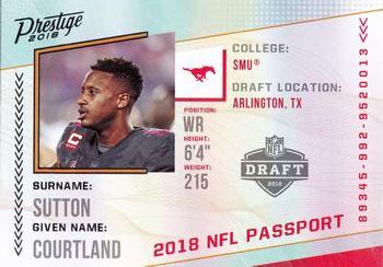 2018 Panini Prestige - NFL Passport #PP-CS Courtland Sutton Front