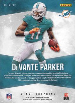 2018 Panini Prestige - Stars of the NFL #ST-DP DeVante Parker Back