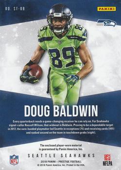 2018 Panini Prestige - Stars of the NFL Jerseys #ST-DB Doug Baldwin Back