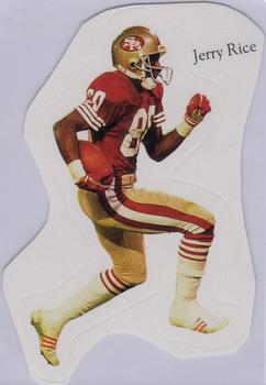 2000 Dorling Kindersley QB Club Stickers #NNO Jerry Rice Front