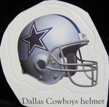 2000 Dorling Kindersley QB Club Stickers #NNO Cowboys Helmet Front