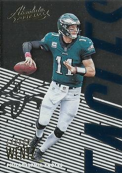 2018 Panini Absolute #80 Carson Wentz Front