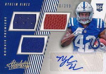 2018 Panini Absolute #177 Nyheim Hines Front