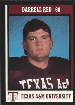 1992 Texas A&M Aggies #6 Darrell Red Front