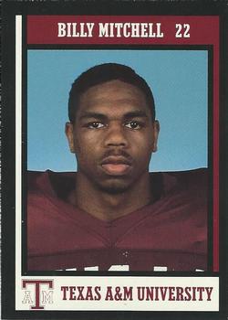 1992 Texas A&M Aggies #10 Billy Mitchell Front