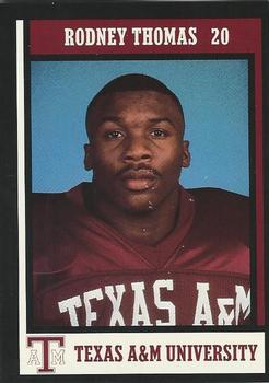 1992 Texas A&M Aggies #27 Rodney Thomas Front