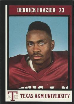 1992 Texas A&M Aggies #37 Derrick Frazier Front