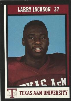 1992 Texas A&M Aggies #40 Larry Jackson Front