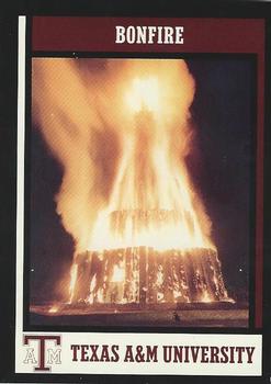 1992 Texas A&M Aggies #59 Bonfire Front