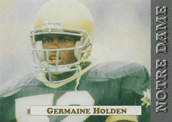 1992 Notre Dame Fighting Irish #26 Germaine Holden Front