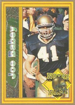 1993 Notre Dame Fighting Irish #NNO Joey Babey Front