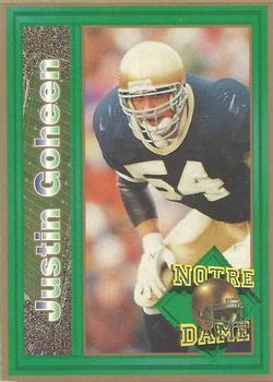 1993 Notre Dame Fighting Irish #NNO Justin Goheen Front
