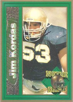 1993 Notre Dame Fighting Irish #NNO Jim Kordas Front