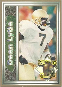 1993 Notre Dame Fighting Irish #NNO Dean Lytle Front