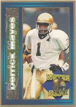 1993 Notre Dame Fighting Irish #NNO Derrick Mayes Front