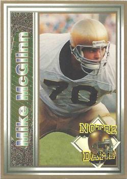 1993 Notre Dame Fighting Irish #NNO Mike McGlinn Front