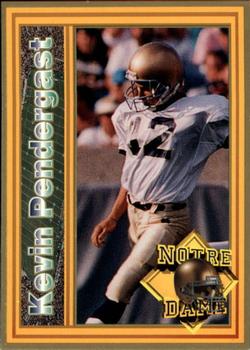 1993 Notre Dame Fighting Irish #NNO Kevin Pendergast Front