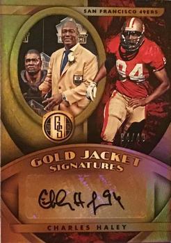 2018 Panini Gold Standard - Gold Jacket Signatures #GJS-CH Charles Haley Front