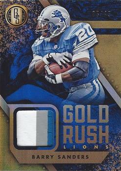 2018 Panini Gold Standard - Gold Rush Prime #GR-3 Barry Sanders Front
