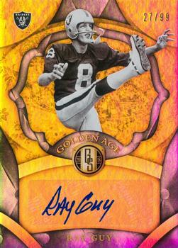 2018 Panini Gold Standard - Golden Age Autographs #GAA-RG Ray Guy Front