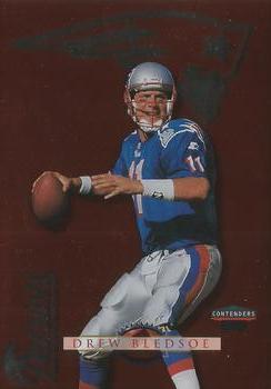 1998 Playoff Contenders - Checklists 3x5 #17 Drew Bledsoe Front