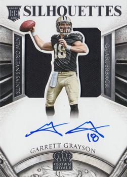 2015 Panini Crown Royale - Rookie Silhouettes Signatures #215 Garrett Grayson Front