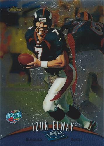 1998-99 Finest Pro Bowl Jumbos #1 John Elway Front